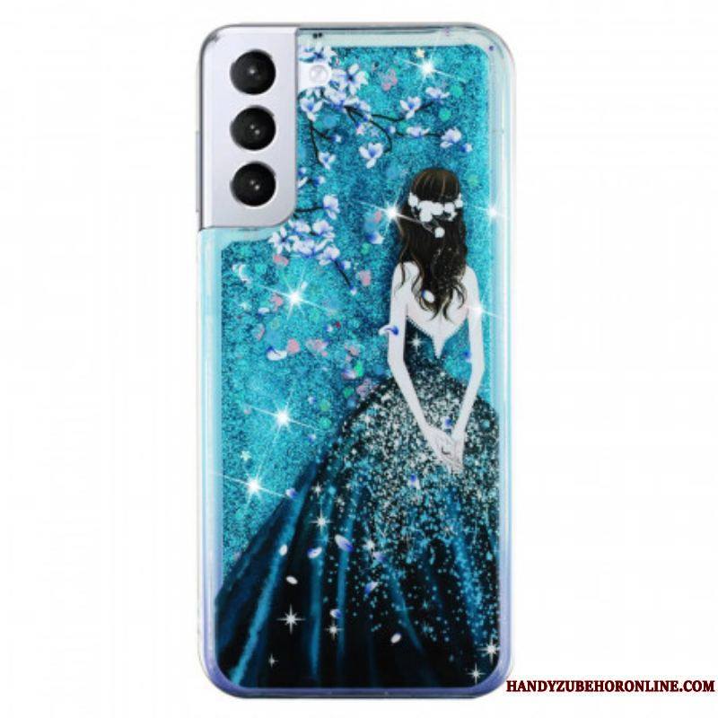 Coque Samsung Galaxy S22 5G Femme Paillettes