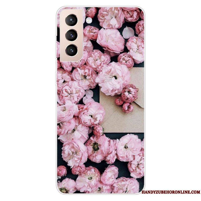 Coque Samsung Galaxy S22 5G Fleurs Roses