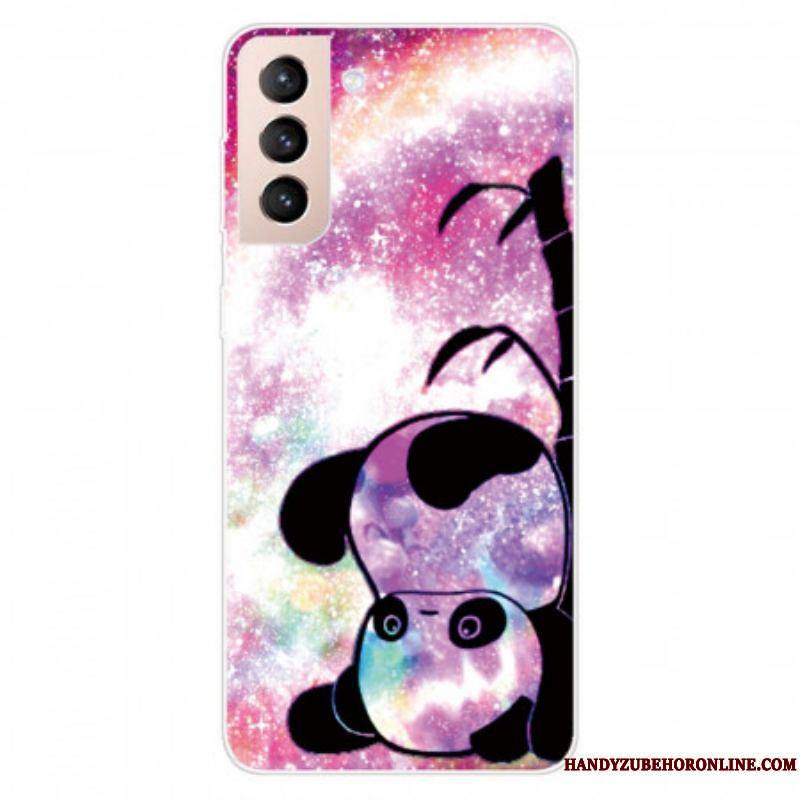 Coque Samsung Galaxy S22 5G Panda et Bambou