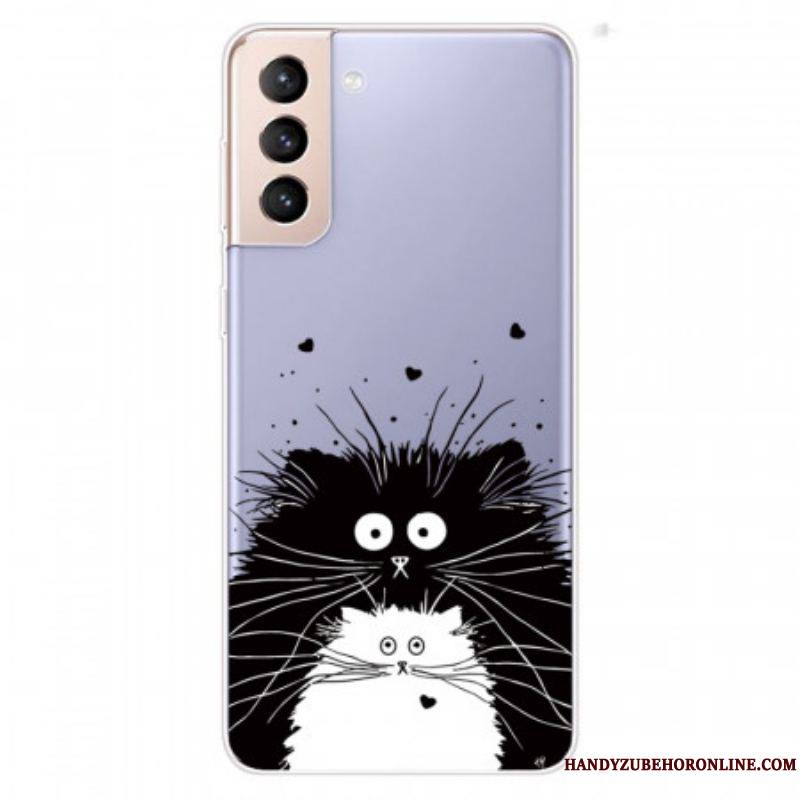 Coque Samsung Galaxy S22 5G Regarde les Chats