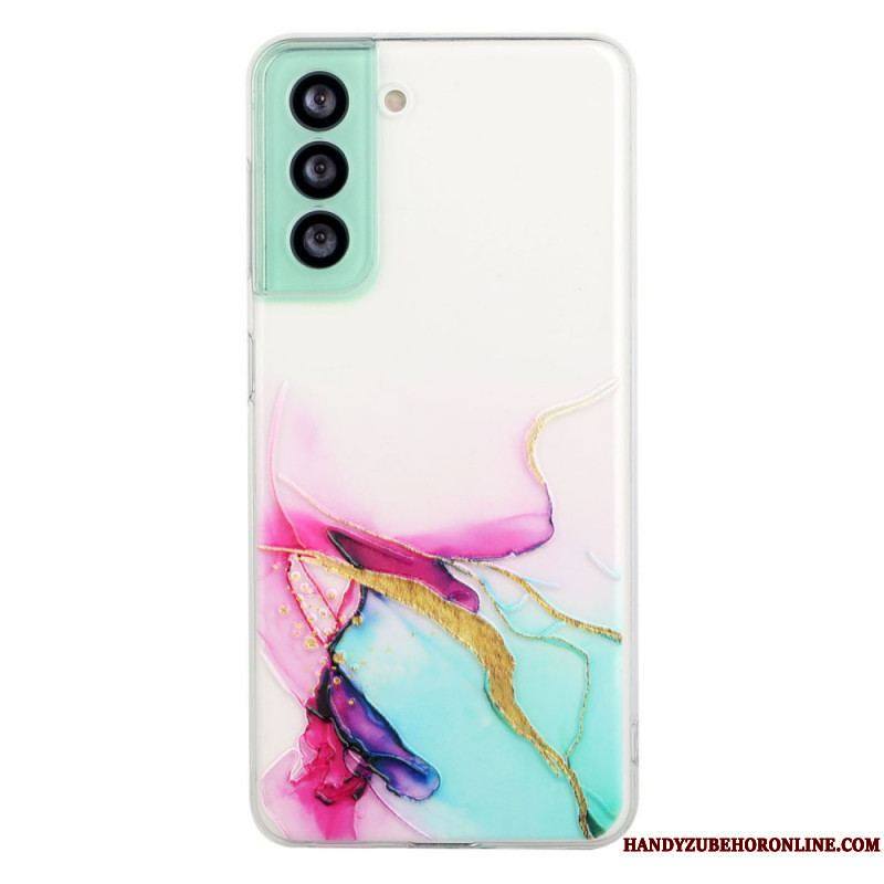 Coque Samsung Galaxy S22 5G Silicone Effet Marbré