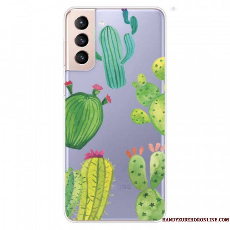 Coque Samsung Galaxy S22 Plus 5G Cactus Aquarelle