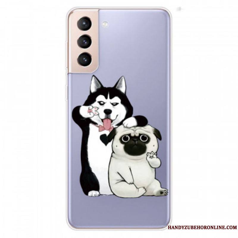 Coque Samsung Galaxy S22 Plus 5G Drôles de Chiens