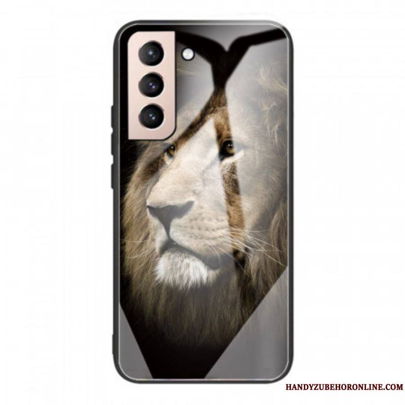 Coque Samsung Galaxy S22 Plus 5G Verre Trempé Tête de Lion