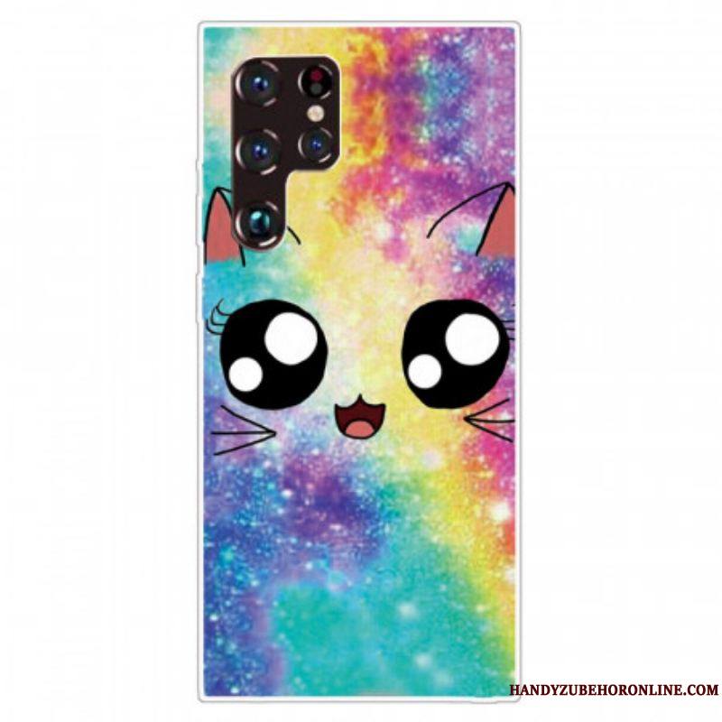 Coque Samsung Galaxy S22 Ultra 5G Chat Cartoon