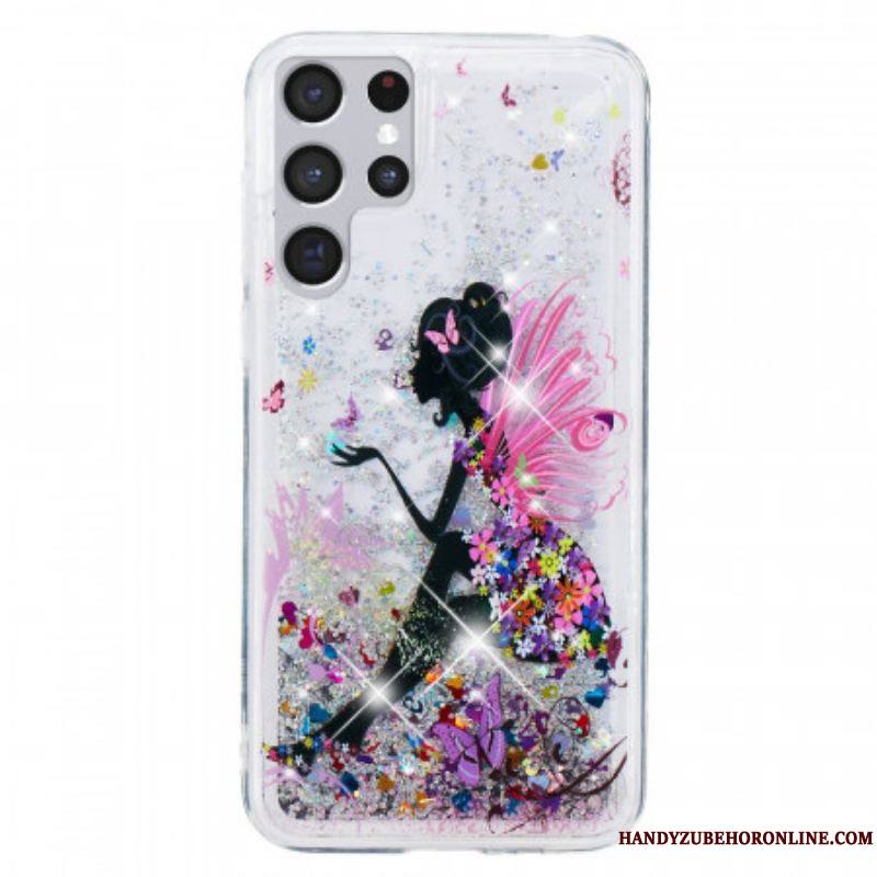 Coque Samsung Galaxy S22 Ultra 5G Fée Paillettes