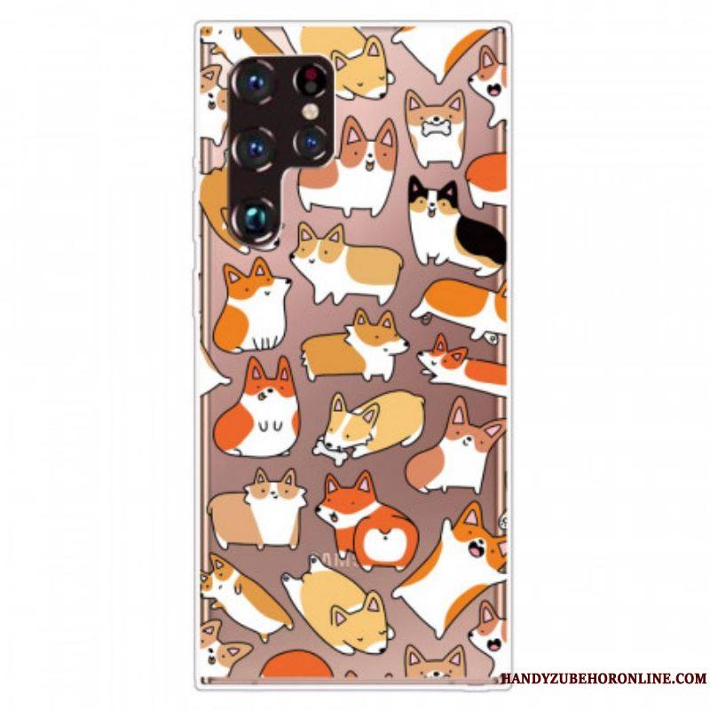 Coque Samsung Galaxy S22 Ultra 5G Multiples Chiens