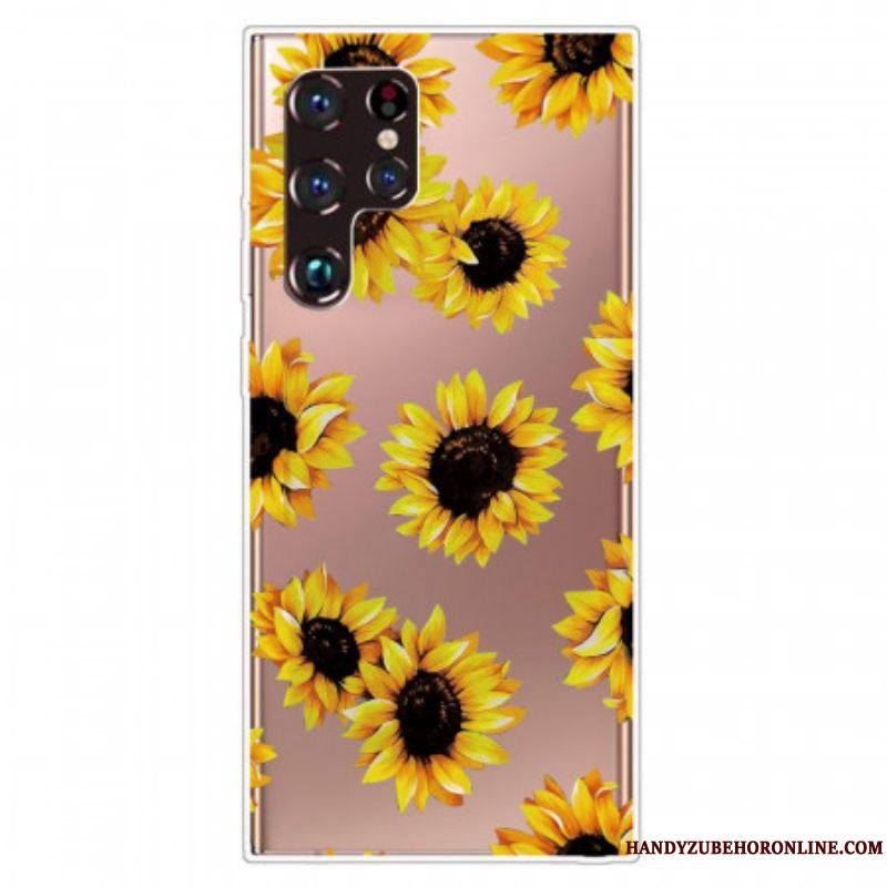 Coque Samsung Galaxy S22 Ultra 5G Tournesols