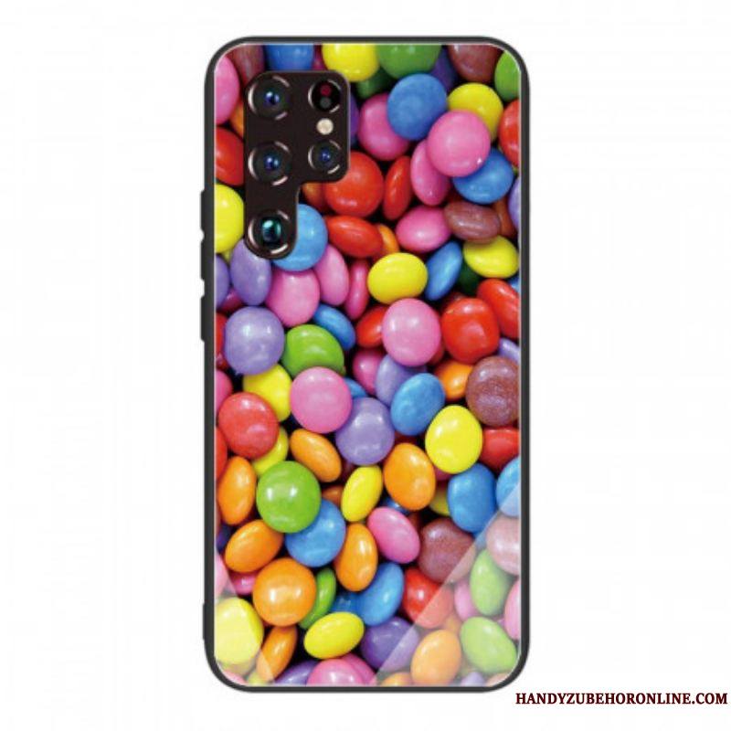 Coque Samsung Galaxy S22 Ultra 5G Verre Trempé Bonbons