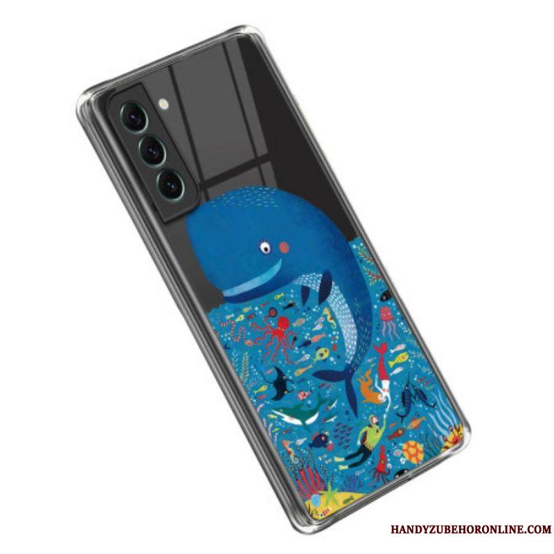 Coque Samsung Galaxy S23 5G Transparente Baleine