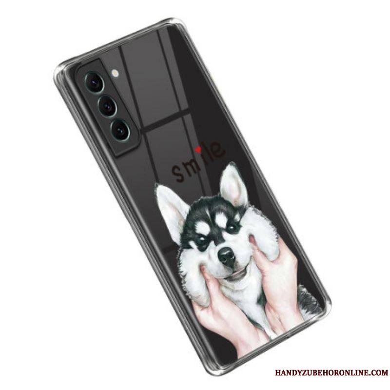 Coque Samsung Galaxy S23 5G Transparente Chien Smile