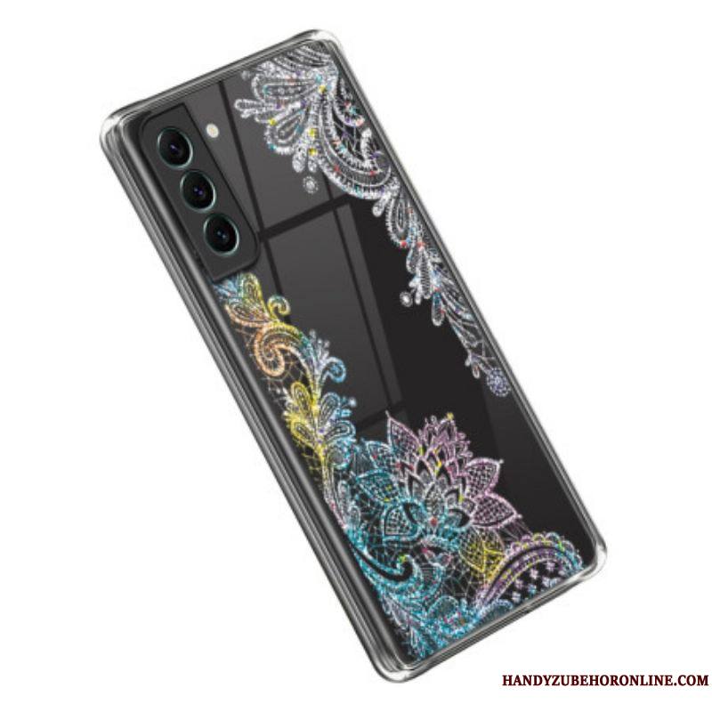 Coque Samsung Galaxy S23 5G Transparente Dentelle Mandala