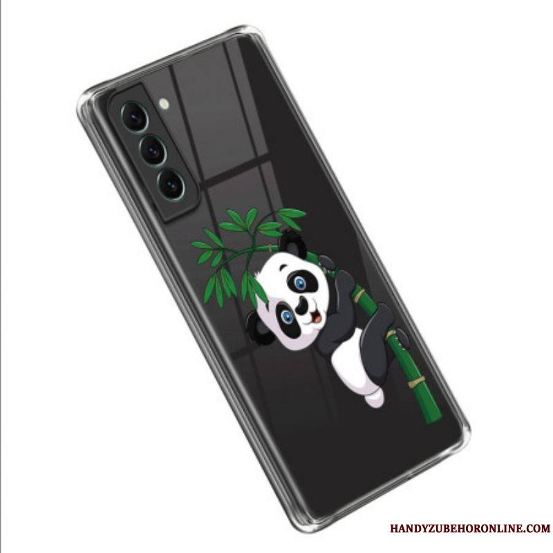 Coque Samsung Galaxy S23 5G Transparente Panda sur Bambou