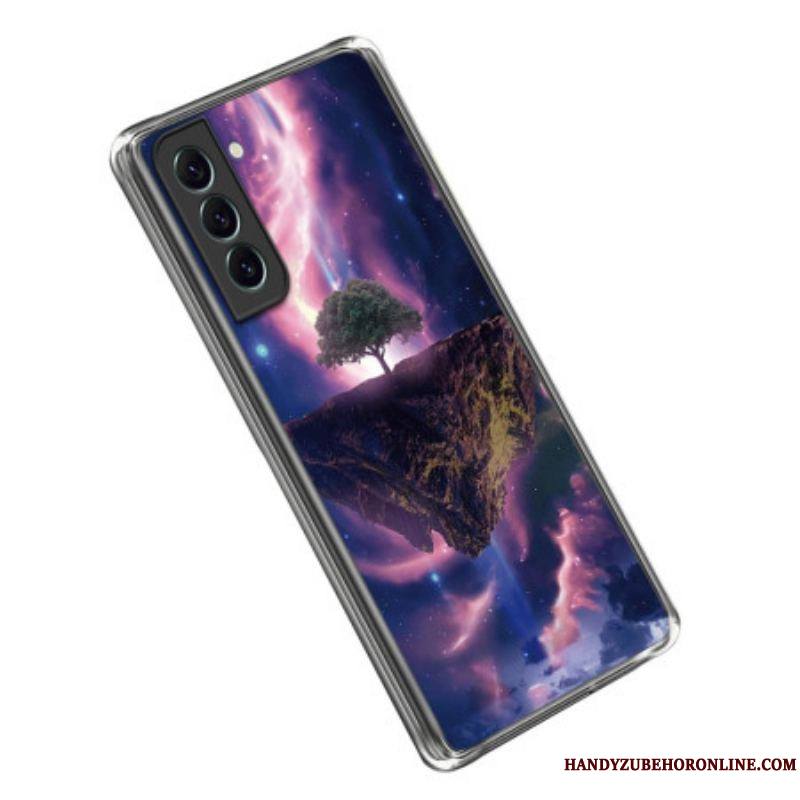 Coque Samsung Galaxy S23 Plus 5G Silicone Arbre Futuriste