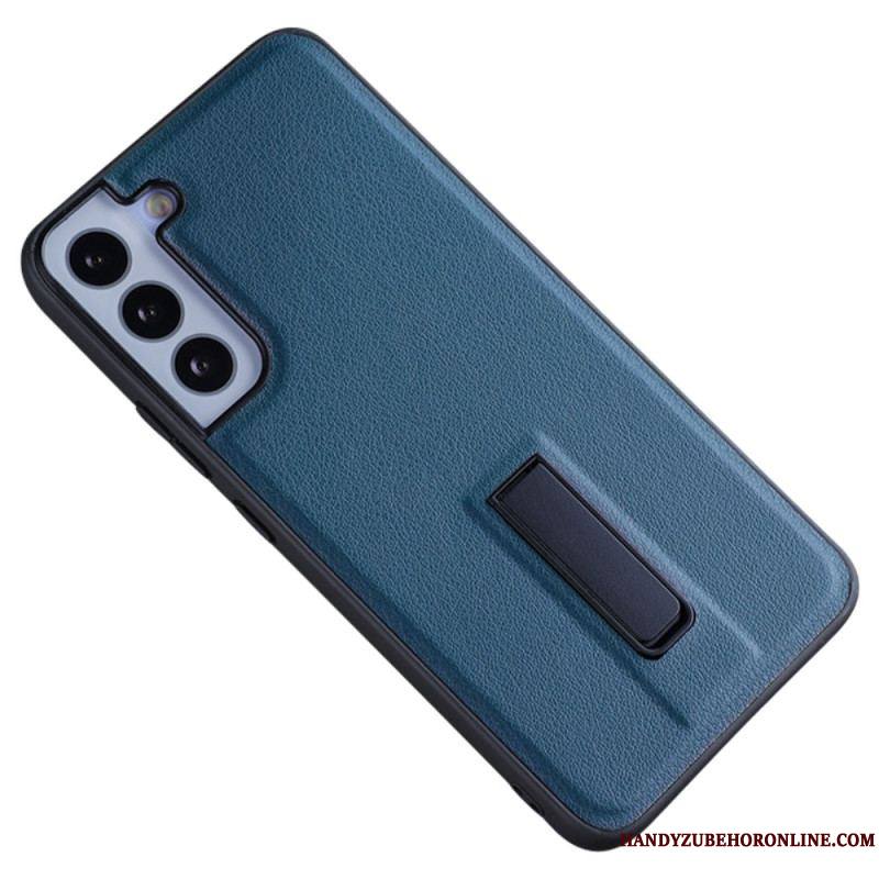 Coque Samsung Galaxy S23 Plus 5G Simili Cuir avec Support