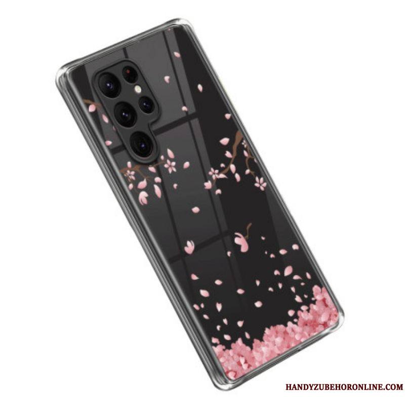 Coque Samsung Galaxy S23 Ultra 5G Fleurettes Roses