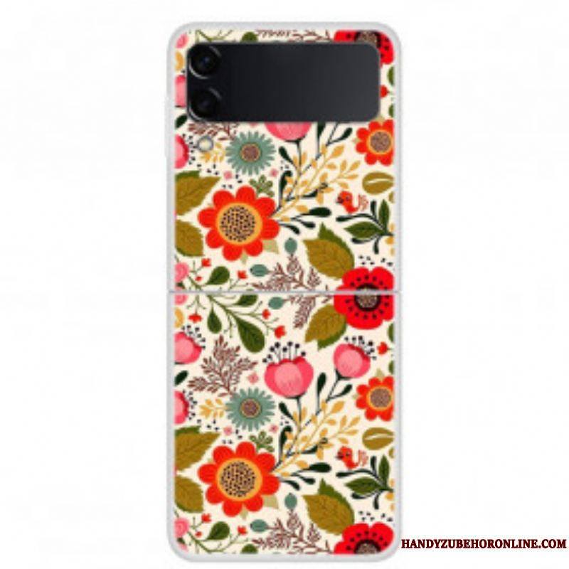 Coque Samsung Galaxy Z Flip 3 5G Fleurettes