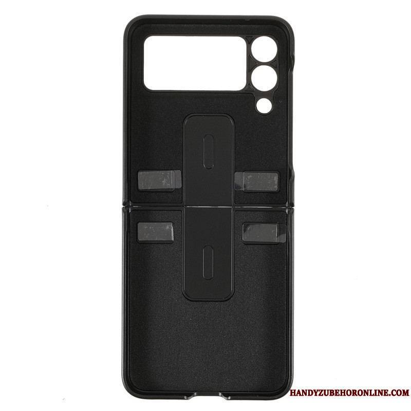 Coque Samsung Galaxy Z Flip 3 5G Porte-Cartes Tricolore