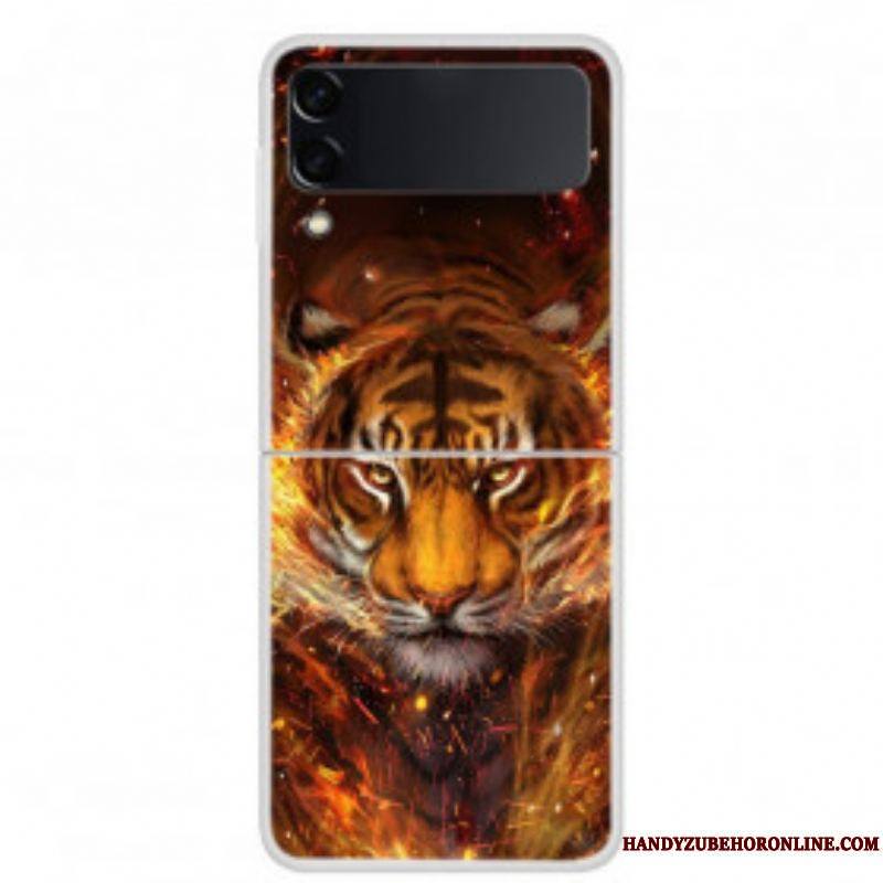 Coque Samsung Galaxy Z Flip 3 5G Tigre de Feu