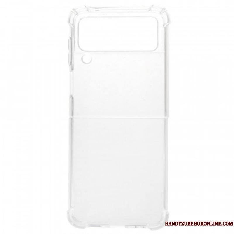 Coque Samsung Galaxy Z Flip 3 5G Transparente Coins Renforcés