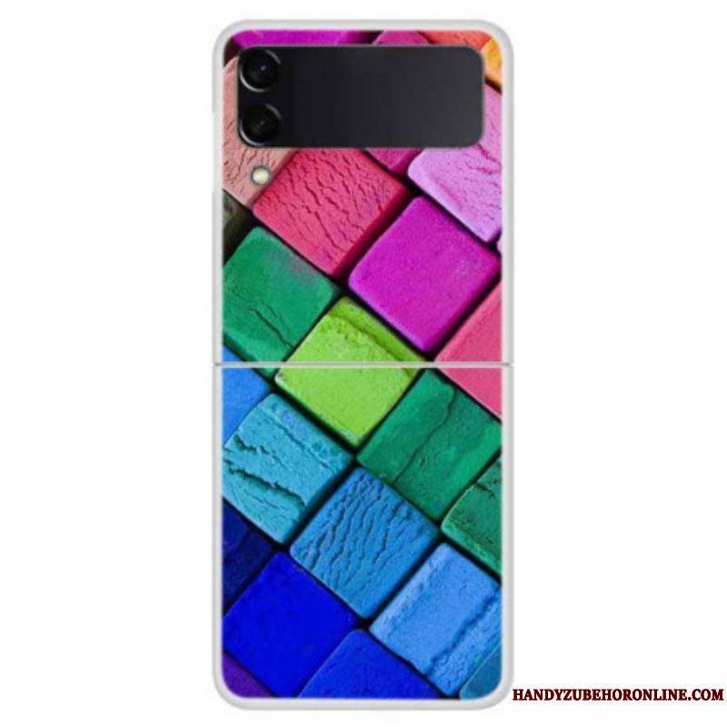 Coque Samsung Galaxy Z Flip 4 Cubes Colorés