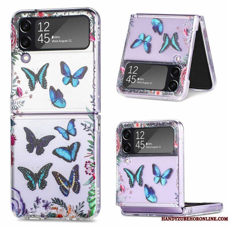 Coque Samsung Galaxy Z Flip 4 Multiples Papillons