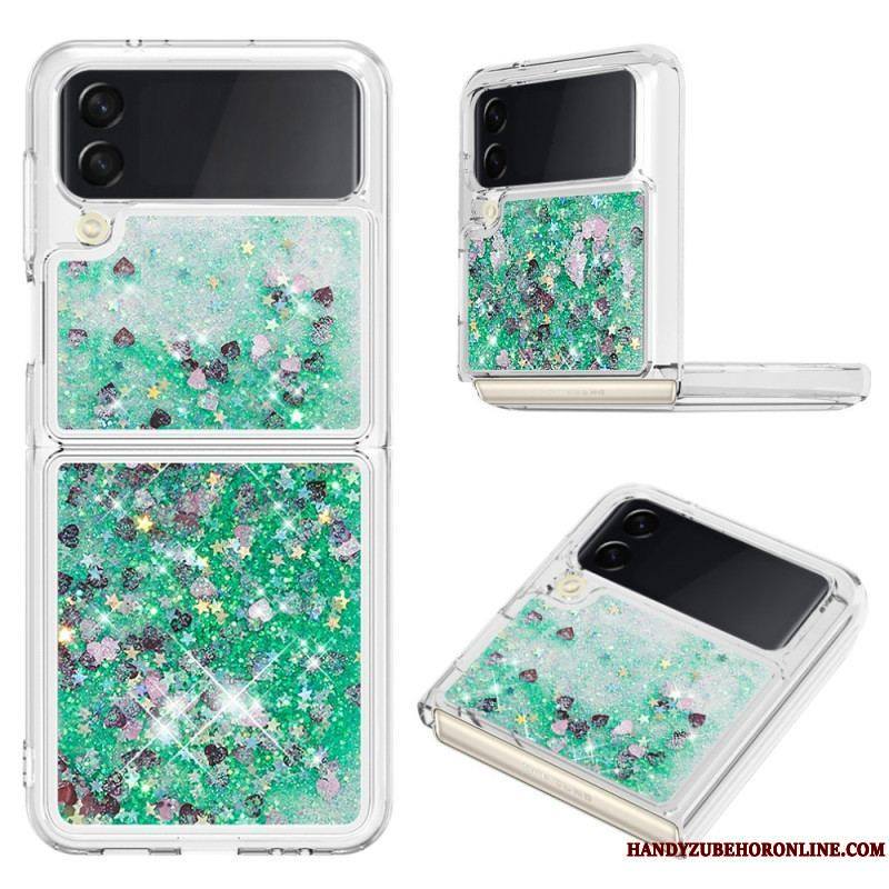 Coque Samsung Galaxy Z Flip 4 Paillettes Colorées