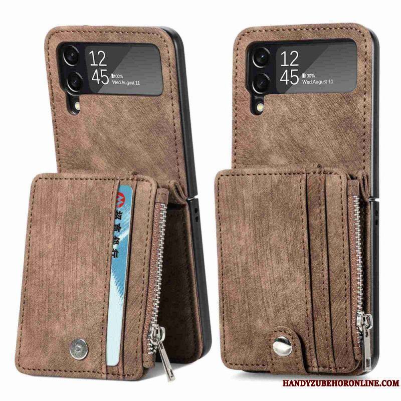 Coque Samsung Galaxy Z Flip 4 Porte-cartes / Porte-monnaie