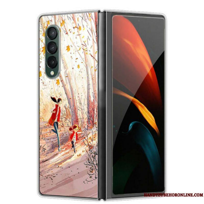 Coque Samsung Galaxy Z Fold 3 5G Paysage d'Automne