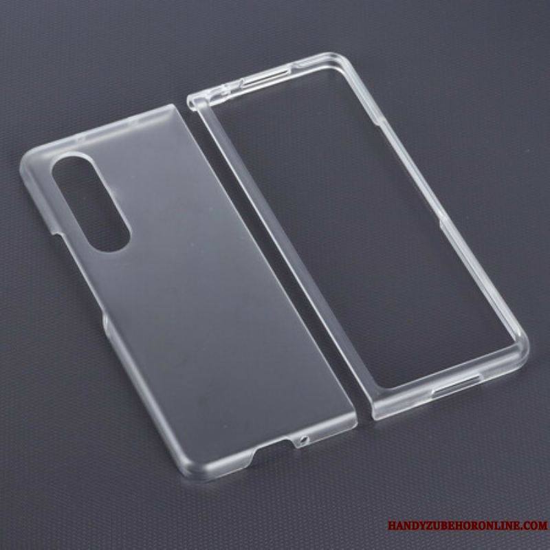 Coque Samsung Galaxy Z Fold 3 5G Plastique Transparent Mat