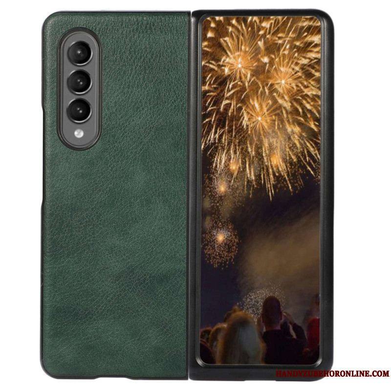 Coque Samsung Galaxy Z Fold 4 Simili Cuir Classique