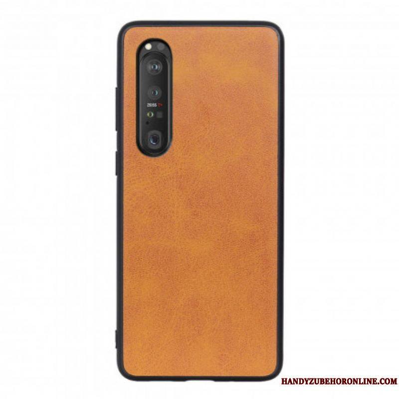 Coque Sony Xperia 1 III Effet Cuir