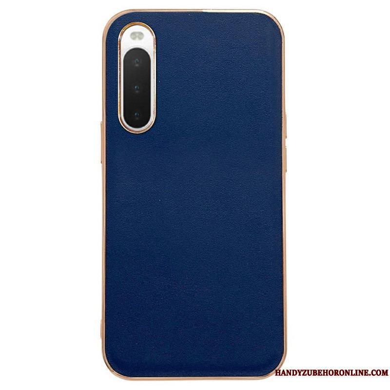 Coque Sony Xperia 10 IV Vrai Cuir