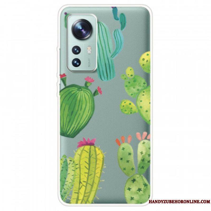 Coque  Xiaomi 12 / 12X  Cactus Aquarelle