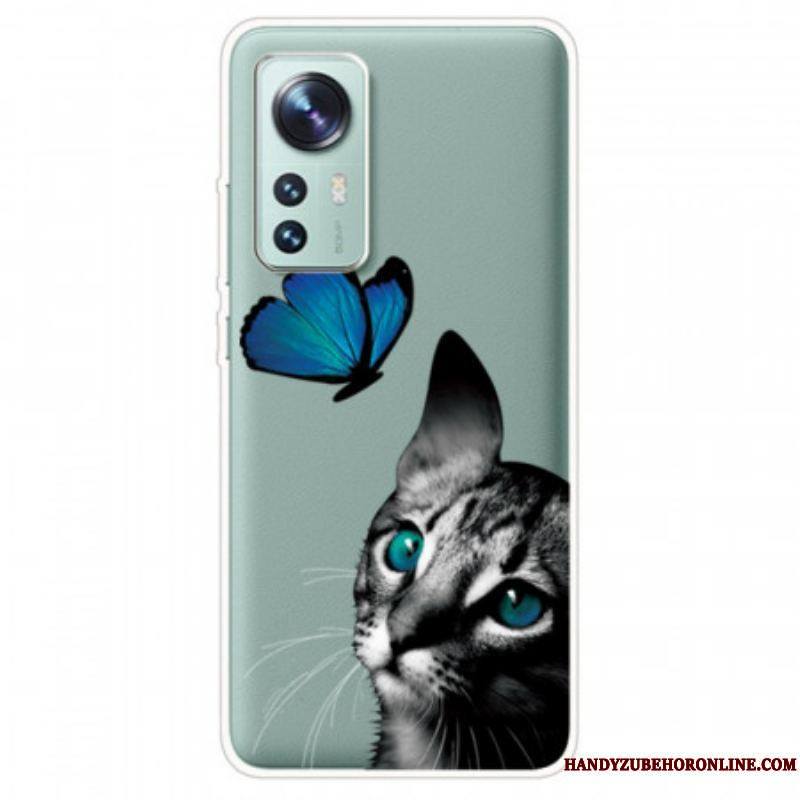 Coque  Xiaomi 12 / 12X  Chat et Papillon