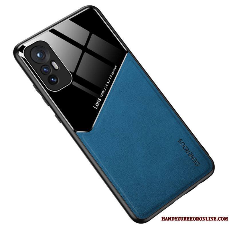 Coque  Xiaomi 12 / 12X  Effet Cuir Magnétique