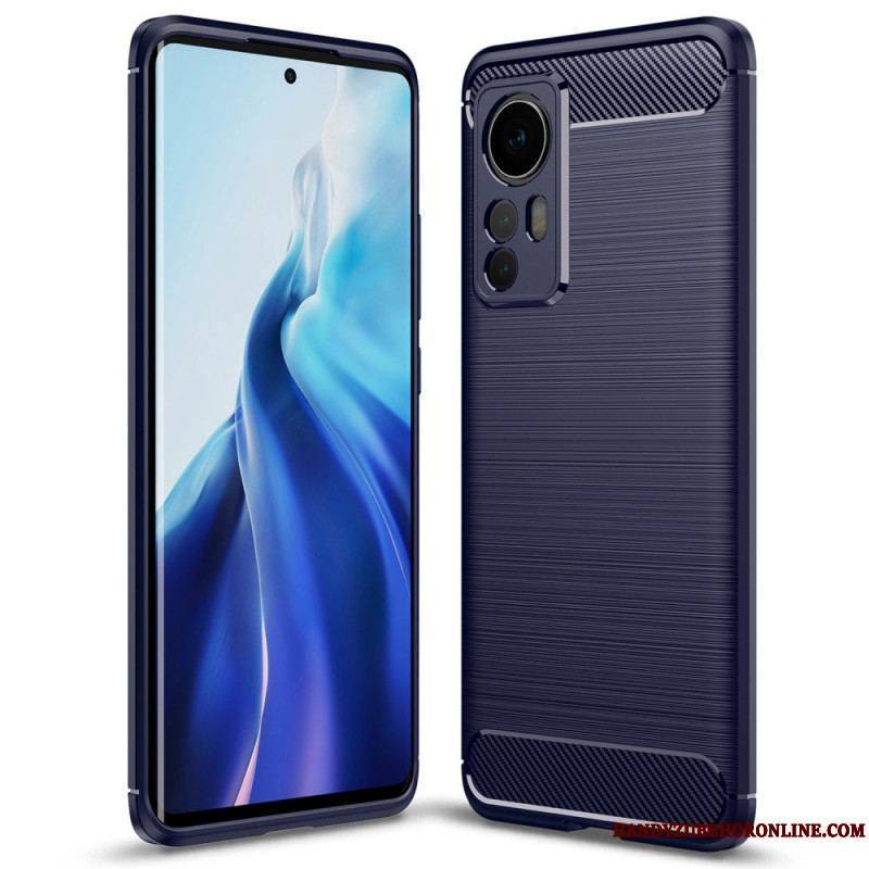 Coque  Xiaomi 12 / 12X Fibre Carbone Brossée