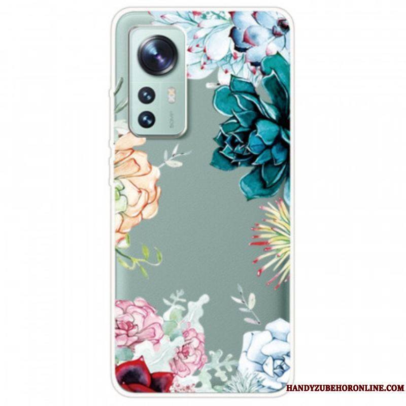 Coque  Xiaomi 12 / 12X  Fleurs Aquarelle