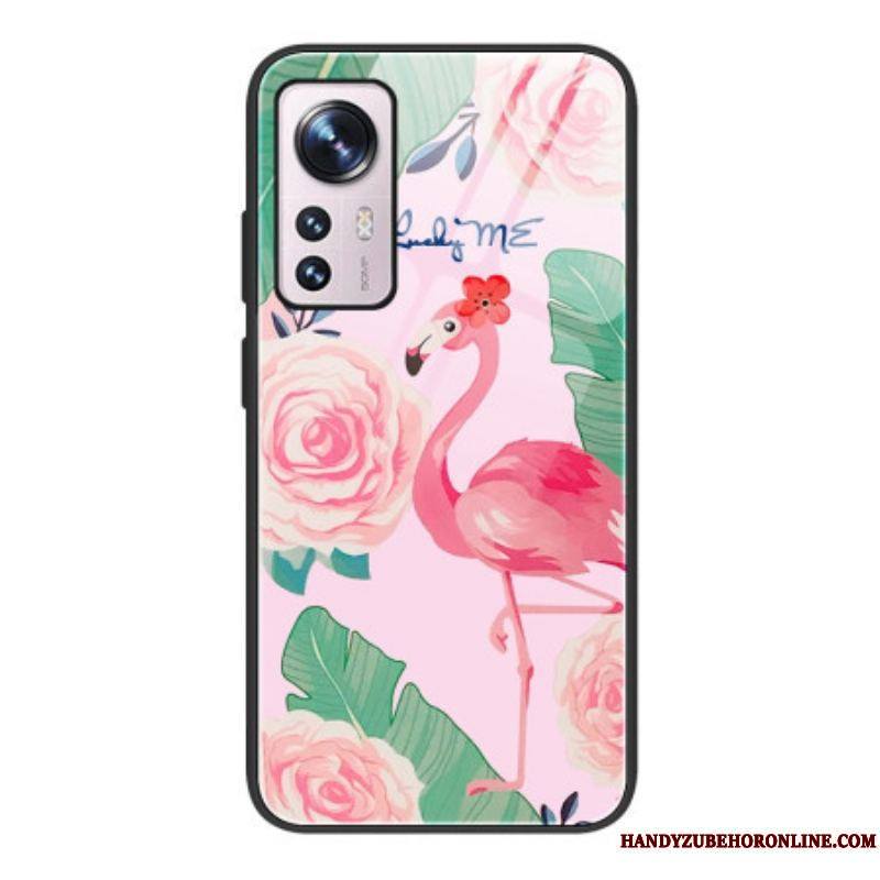 Coque Xiaomi 12 / 12X Verre Trempé Flamant Rose