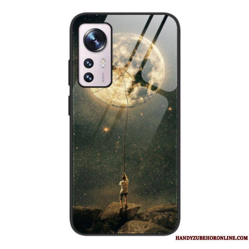 Coque Xiaomi 12 / 12X Verre Trempé l'Homme à la Lune