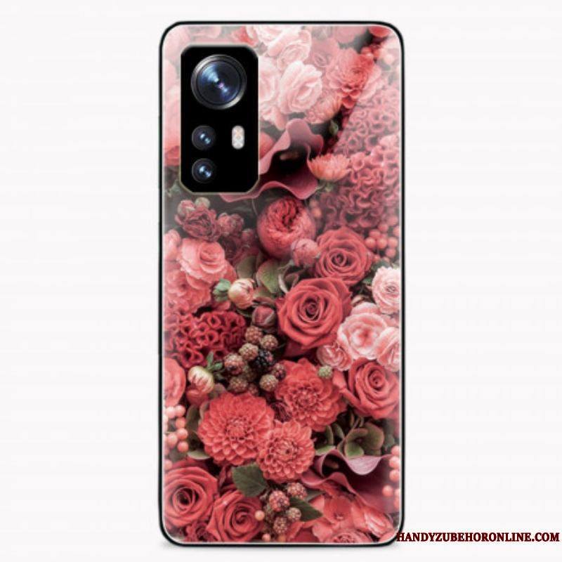 Coque  Xiaomi 12 / 12X  Verre trempé Fleurs Roses