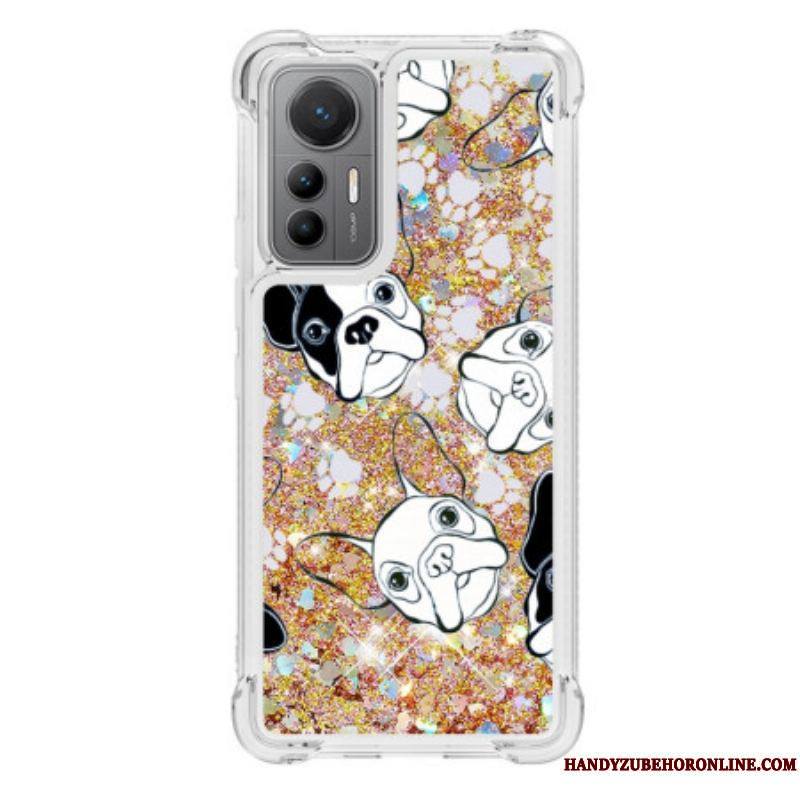 Coque Xiaomi 12 Lite Paillettes Mr Chien