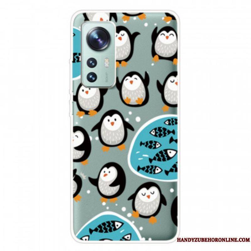 Coque Xiaomi 12 Pro Pingouins