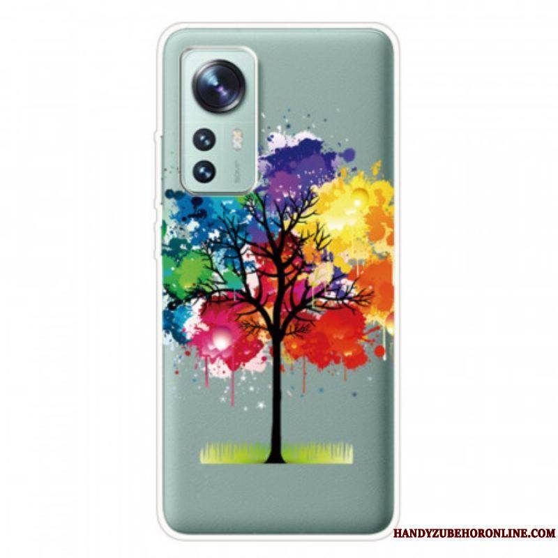 Coque Xiaomi 12 Pro Silicone Arbre Coloré