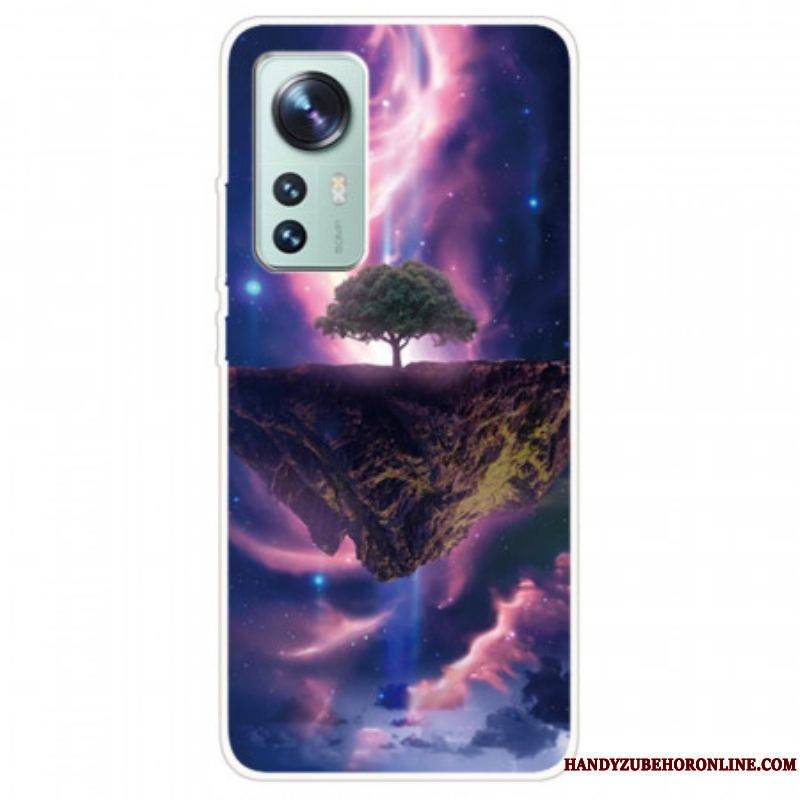 Coque Xiaomi 12 Pro Silicone Arbre Resplendissant