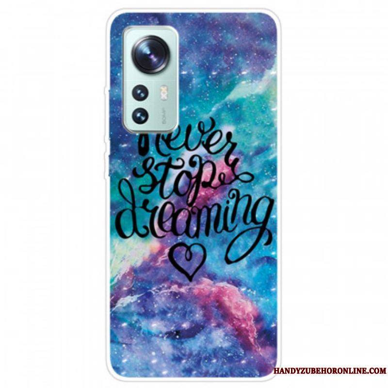 Coque Xiaomi 12 Pro Silicone Never Stop Dreaming