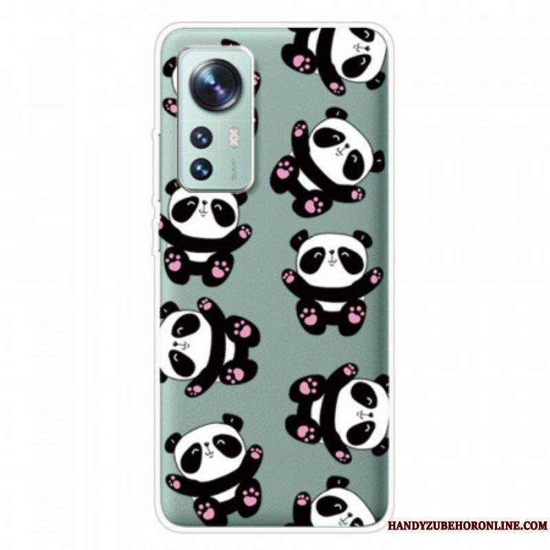 Coque Xiaomi 12 Pro Silicone Petits Pandas
