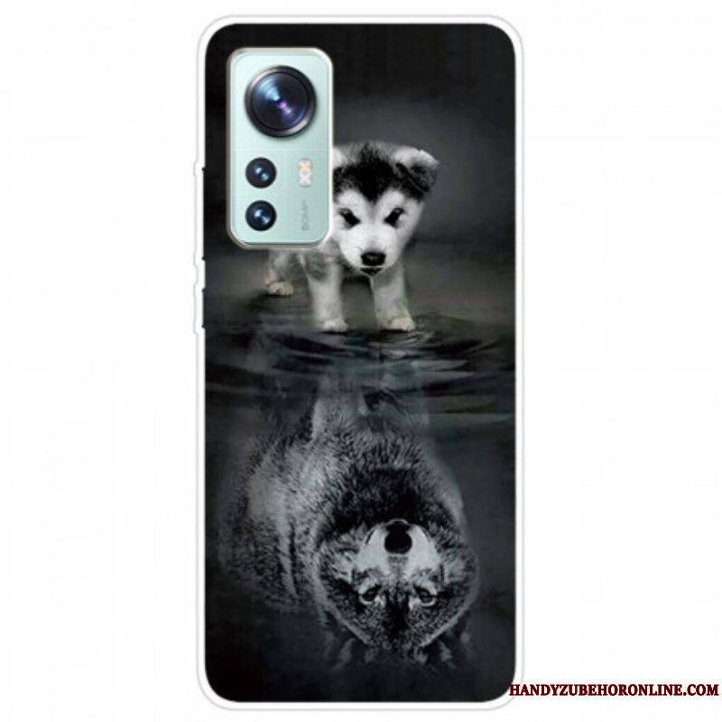 Coque Xiaomi 12 Pro Silicone Rêve de Chiot