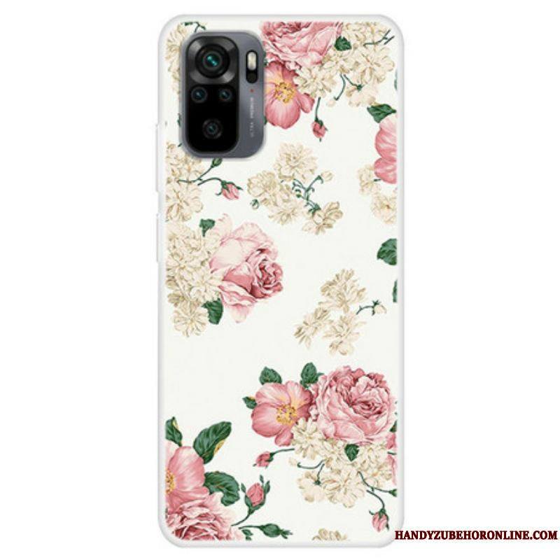 Coque Xiaomi Redmi Note 10/10S/Poco M5s Fleurs Liberty