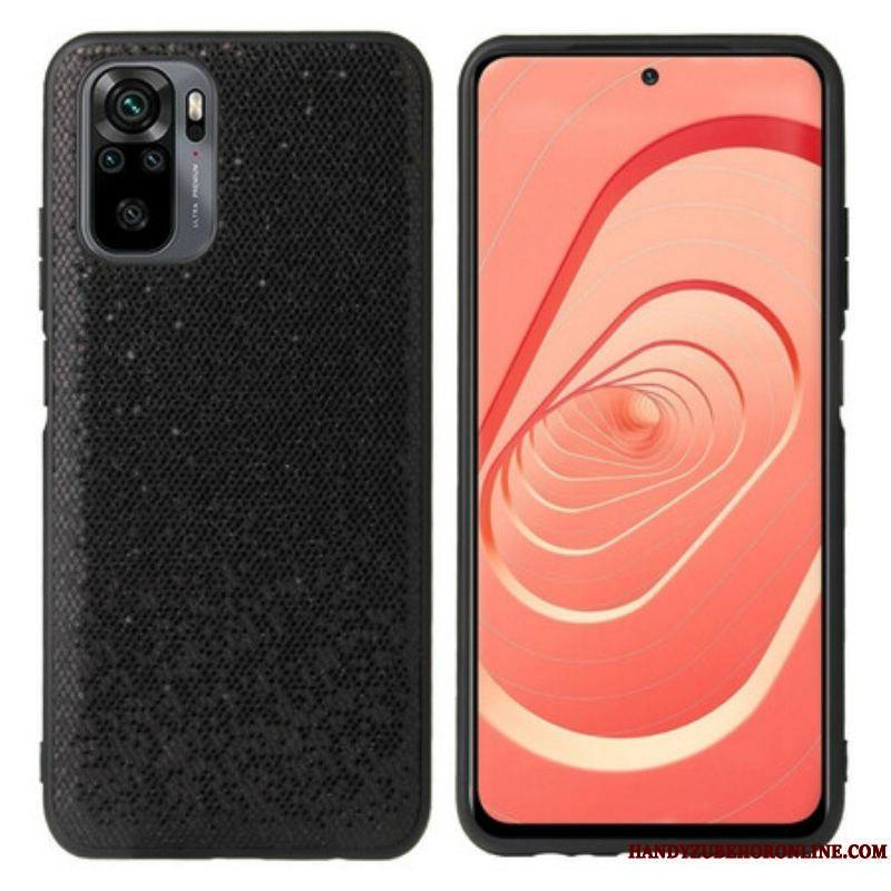 Coque Xiaomi Redmi Note 10/10S/Poco M5s Paillettes Noires